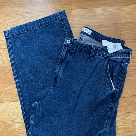 Abercrombie & Fitch Blue The ‘90s Relaxed Jean High Rise NWT - Picture 8 of 8